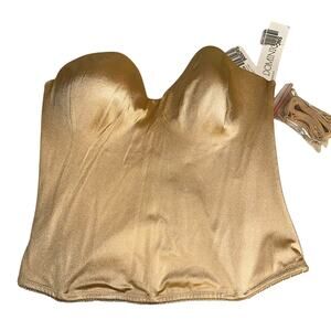 NWT Dominique ARIEL HIDDEN UNDERWIRE corset sz 36c